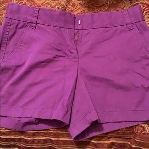 JCrew Purple Chino Short